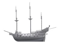 Spanish Galleon 36 Side